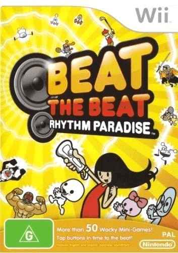 Beat the Beat: Rhythm Paradise box art for Wii